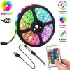 Cветодиодная лента LED с пультом 5050 RGB 2 м от USB, Фоновая RGB подсветка для телевизора, светодиодная лента от Power Bank