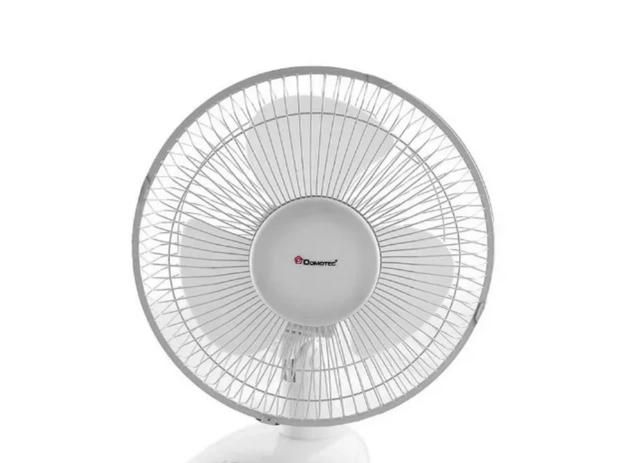 Вентилятор настольный универсальный компактный DOMOTEC MS-1626 White, с автоповоротом,3 скоростных режима, бесшумный портативный мощный электровентилятор 40 Вт