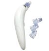 Вакуумный аппарат для чистки лица и пор Derma Suction для профессиональной чистки кожи и пор лица - легкий портативный удобный прибор + 4 насадки, Вакуумный очиститель для самостоятельной очистки в домашних условиях