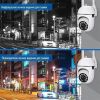 Поворотная камера наружного видеонаблюдения с Wi-Fi CLOUD STORAGE, Уличная поворотная 360° погодозащитная IP-камера, полный угол обзора, с удаленным доступом, ночной съёмкой и датчиком движения и и облачным хранилищем