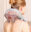Массажер Электрический для Шеи и Плеч с ИК-подогревом A-Plus Neck massager, Массажер-воротник, Ударный вибромассажер для спины, U-образный массажный пояс для тела