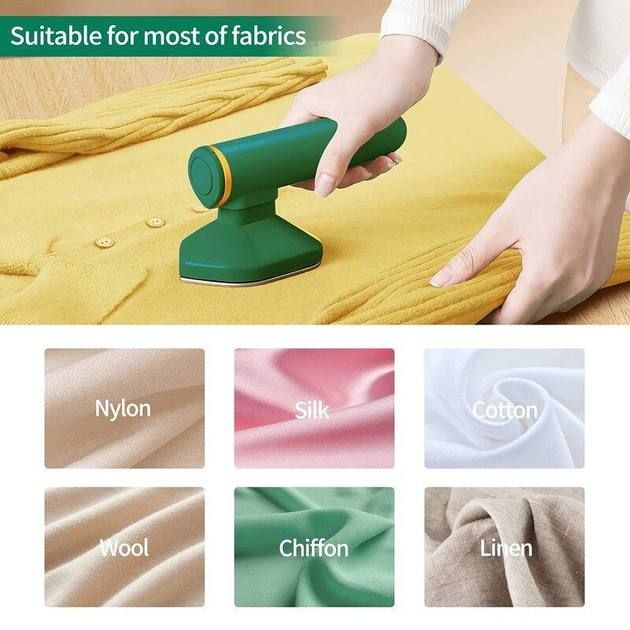 Портативный компактный паровой мини утюг Electric Iron Mini, мини-утюг дорожный с паром, универсальный ручной отпариватель, переносной вертикальный утюг с распылителем, для сухой и влажной глажки, для всех типов тканей