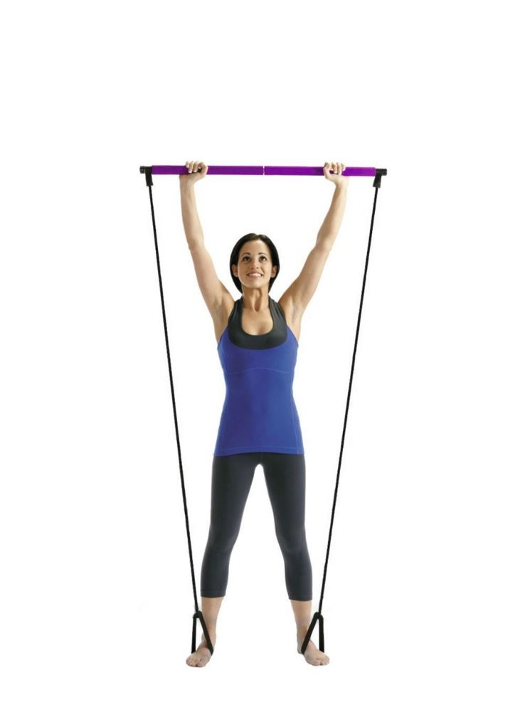 Легкий Портативный Тренажер Для Всего Тела Для Пилатес Portable Pilates Studio, Домашний универсальный прибор для пилатеса и силовых тренировок, подтянуть мышцы пресса, спины и ягодиц, для упражнений в стиле аэробики и гимнастики