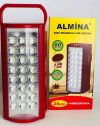 Фонарь переносной кемпинговый светодиодный аккумуляторный ALFARID (Almina) DL-2424 24 LED с функцией Power Bank, аварийное освещение