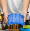Универсальная практичная Силиконовая форма для льда с крышкой разные цвета 24 ячейки не деформируется, для многократного использования, удобная планшетка-контейнер для кубиков льда не впитывает запахи холодильника