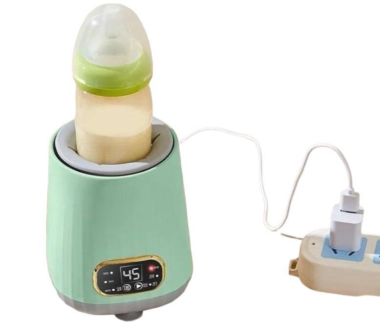 Автоматический шейкер для детских бутылочек, Electric Milk Bottle Shaker, Portable Shaking Machine, USB Charging, Milk, Подогреватель для бутылочек потативный с таймером  оборудован подсветкой и LED дисплеем
