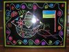 FLUORECENT BOARD 40*60 + adapter + controller Светящийся борд. LED доска Fluorecent Board. Доска для маркера
