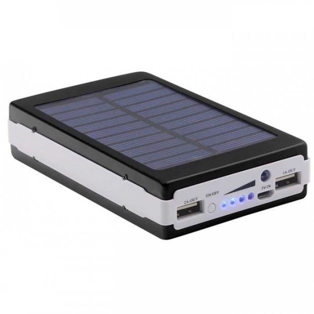 Портативное зарядное устройство Power Bank Solar 90000 mAh с LED фонарём