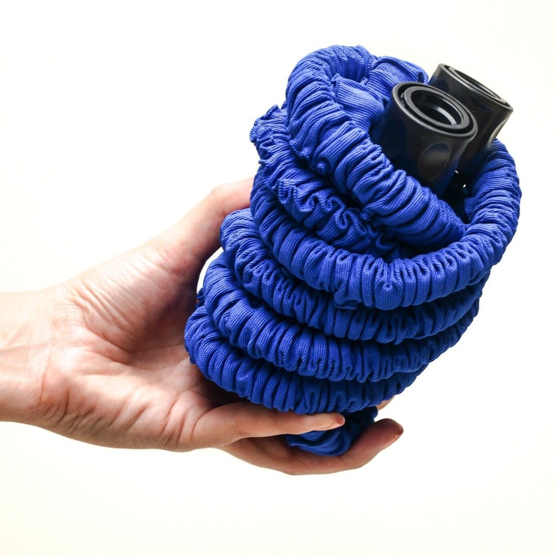 Саморастягивающийся поливочный шланг X HOSE 7.5 М. Поливочный шланг HOSE 25FT