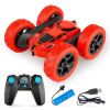 Машинка перевертыш на радиоуправлении Stunt Car Exciter,  с дистанционным управлением, двухсторонняя, вращающаяся на 360°, Вездеход, резиновые мягкие колеса, возможность делать трюки,переворот,дрифт,суперпрочная трюковая машина с пультом