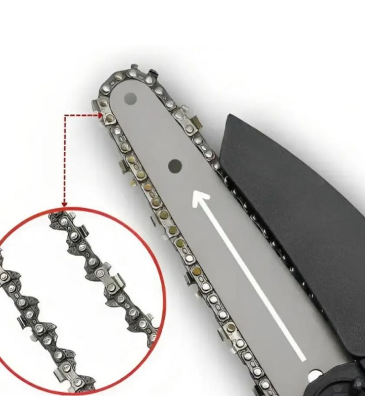 Аккумуляторная цепная Мини пила Chainsaw 48V в кейсе, Ручная электропила, Мини пила для обрезки деревьев