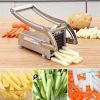 Картофелерезка Potato Chipper, овощерезка стальная с 2 насадками для картошки фри