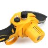 Аккумуляторная цепная мини пила DeWalt DCM160N 24V 4AH шина 20 см на 2 аккумулятора 8" дюймов с автоматической смазкой цепи в кейсе, Веткорез деволт