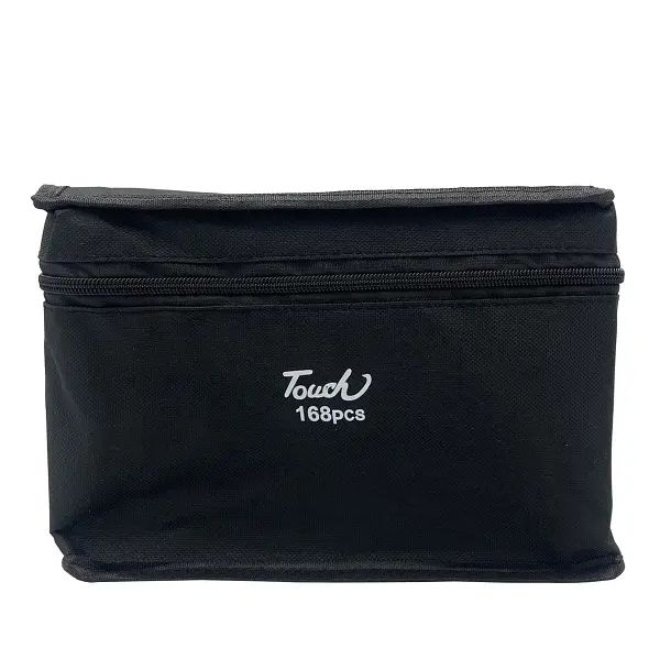 Большой Набор скетч маркеров,Набор двусторонних маркеров, Sketch Marker, 168 цветов,фломастеры спиртовые,универсальные для скетчинга,рисования,каллиграфии, с сумкой-чехлом