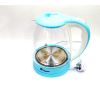 Электрочайник Domotec MS 8214 White + Sky blue стекло
