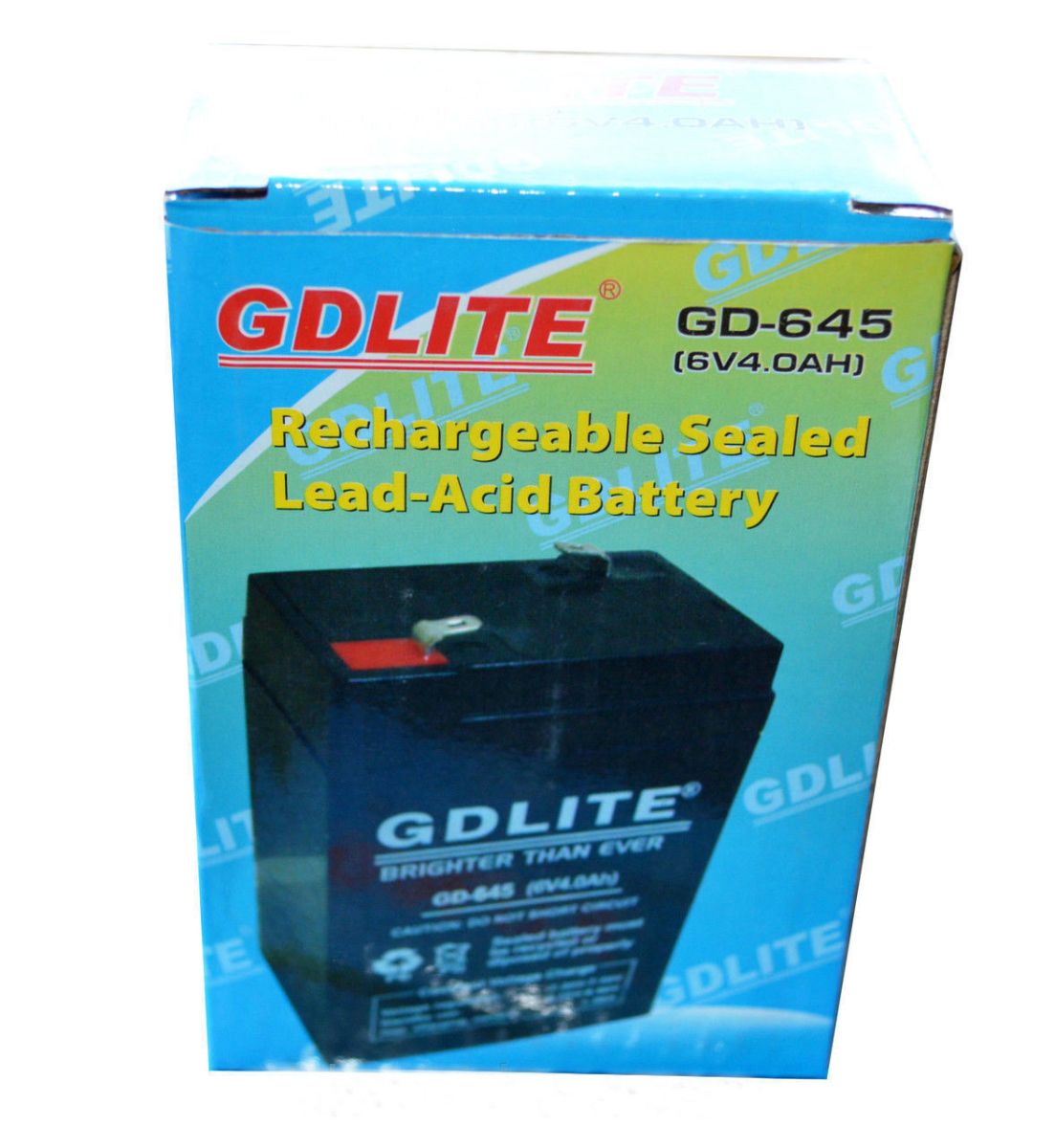 Аккумулятор батарея GDLITE 6V 4.0Ah GD-640 Бесперебойное питания