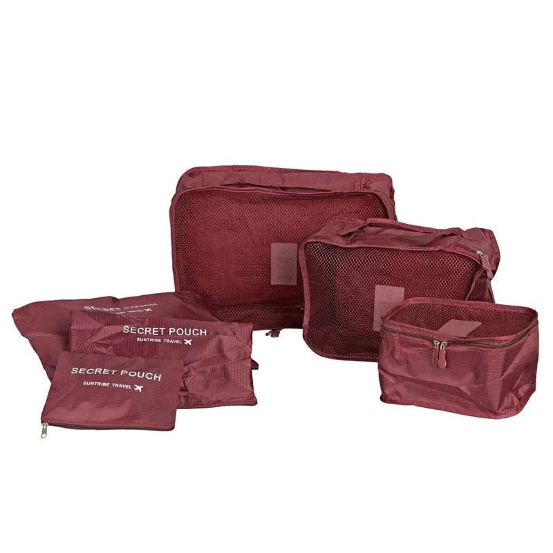 Набор дорожных органайзеров 6 в 1 Secret Pouch