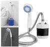 Душ портативный кемпинговый Gotel Q16H Outdoor Shower на 20 л с помпой от аккумулятора 2200 mah, Туристический переносной душ с насосом