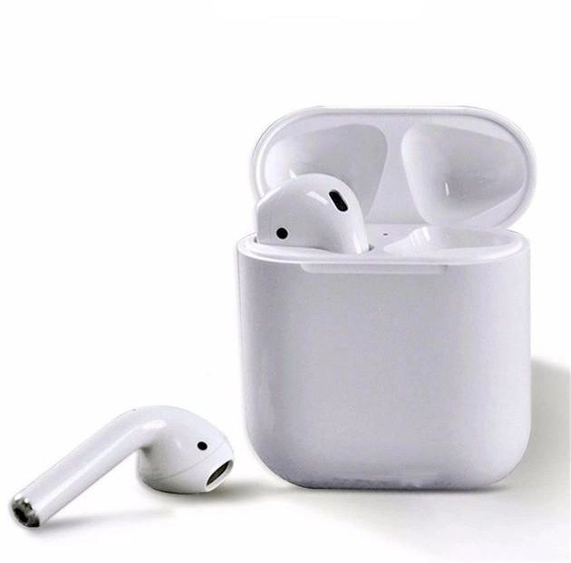 Стерео гарнитура TWS i12 inPods Sensor Bluetooth 5.0, Компактные Портативные Универсальные Беспроводные сенсорные блютуз наушники с боксом для зарядки,  Встроенный микрофон, Совместимость с Android, iOS