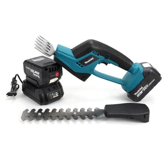 Аккумуляторный портативный универсальный кусторез Makita DUM111SYX (36V 6.0Ah), компактные садовые ножницы для кустов, кусторез для ухода за садом,обеспечивает чистые и аккуратные срезы, удобный и мощный инструмент для обрезки травы и кустов
