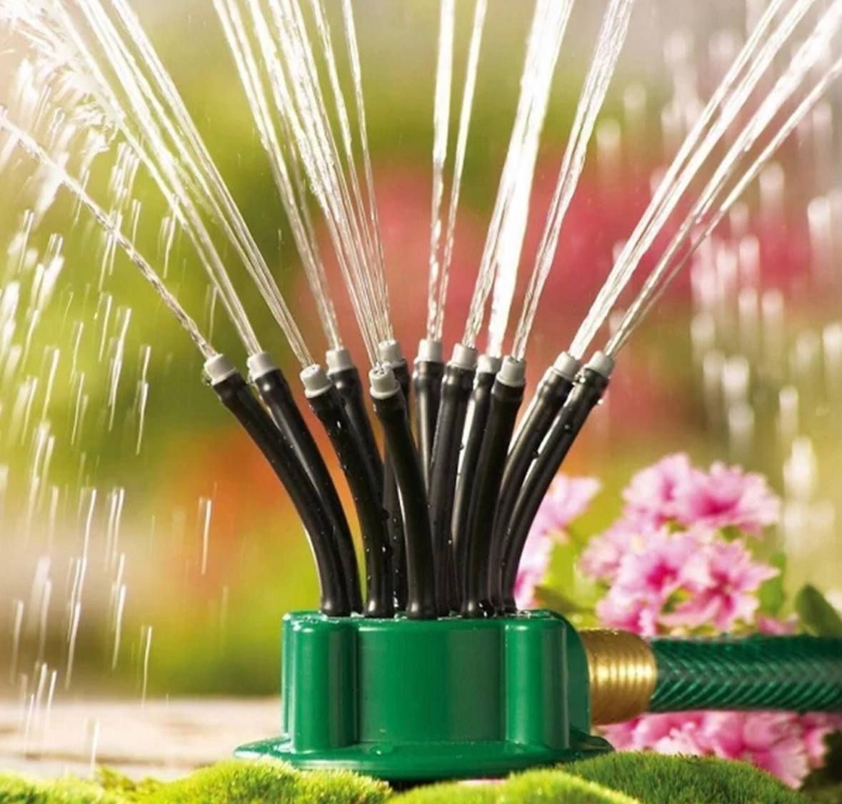 Ороситель Water Sprinklers 360 для полива, Спринклерный ороситель - распылитель для газона 360 Multifunctional Water Sprinklers, Умная система полива 12 в 1, Поливочная система автоматическая, Дождеватель огородный, Разбрызгиватель для сада
