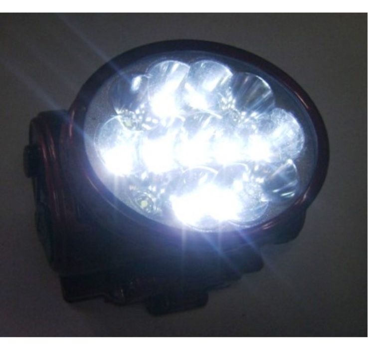 Аккумуляторный универсальный портативный Налобный Фонарик OPERA Digital OP1898 13LED, Hands-Free Свет,осветительный прибор для профессиональных и бытовых задач,пыле влагостойкий, компактный фонарь 