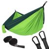 Подвесной гамак из нейлона Travel hammock 270х140 см, двухместный гамак в чехле