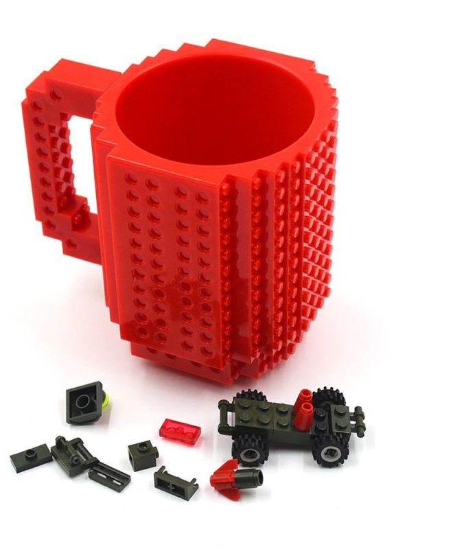 Кружка в стиле лего 350ml Чашка-конструктор Lego