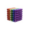 Цветной Нео Куб магнитный конструктор-головоломка Neocube 216 шариков, разноцветный 5мм