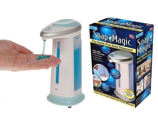 Сенсорная мыльница для жидкого мыла Soap Magic, Автоматический дозатор для мыла