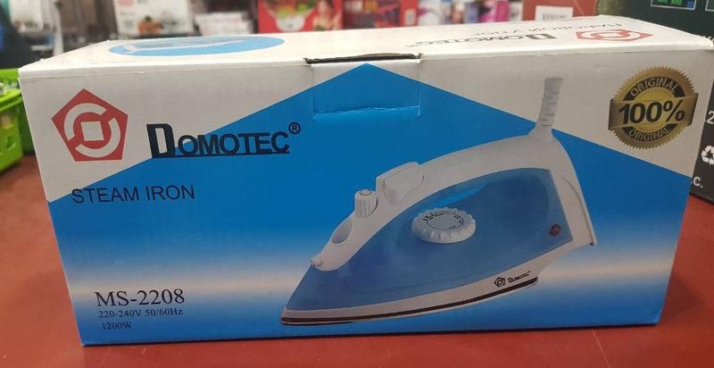 Паровой утюг с тефлоновой подошвой Domotec MS-2208 (1200W)