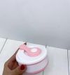 Силиконовая универсальная портативная Складная Чашка 350мл Silicon Folding Cup 668FY51, складной стакан с герметичной крышкой и карабином, чаша силикон, сборная компакная кружка трансформер