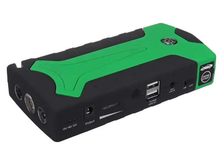 Многофункциональное Пусковое и зарядное устройство для автомобиля  JUMP STARTER 15B, Пускозарядное устройство, компакный прибор для запуска двигателя и зарядки  электронных устройств с USB-входом