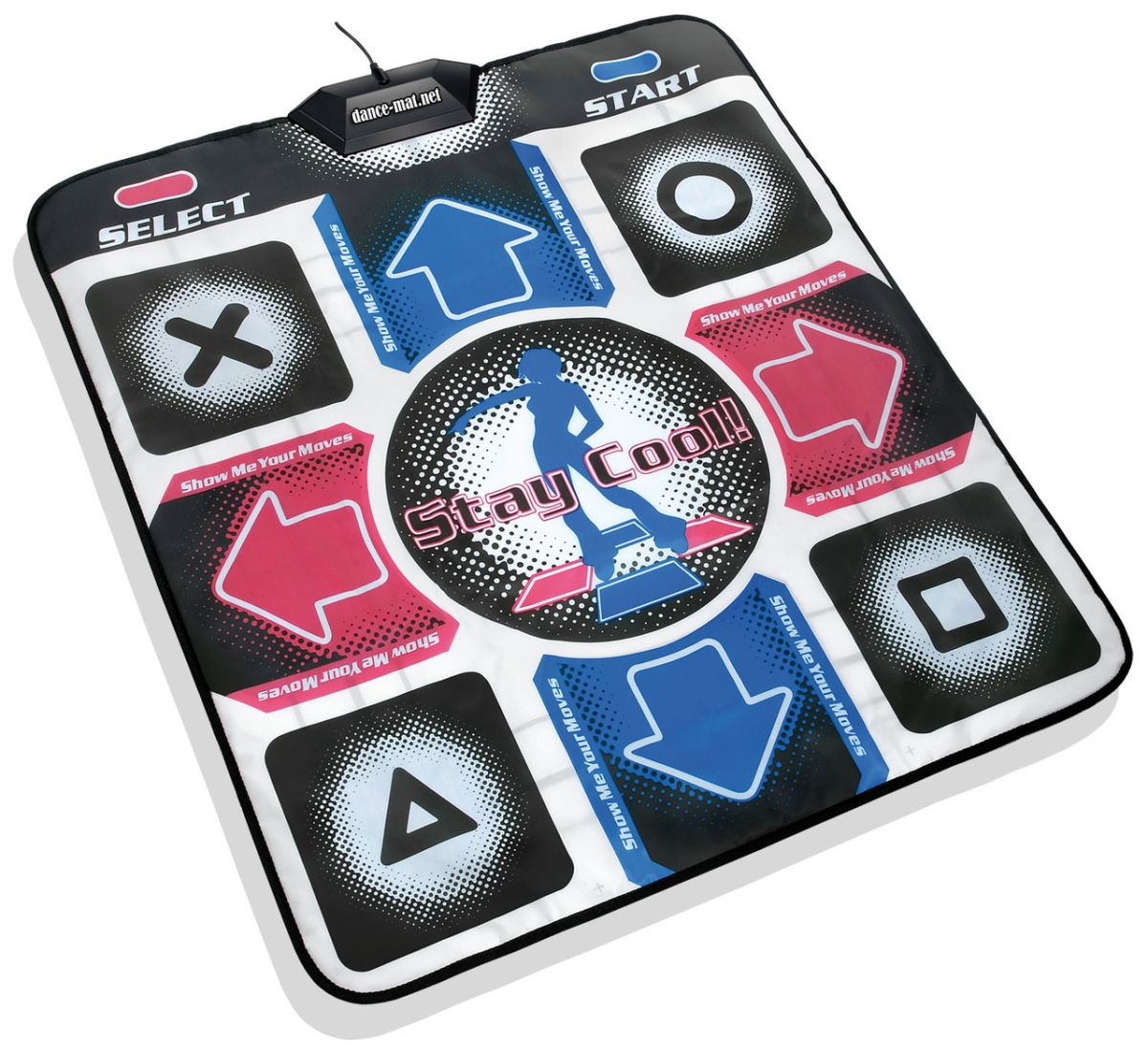 Танцевальный музыкальный коврик X-treme Dance Pad Platinum для ТВ и ПК (RCA + USB)
