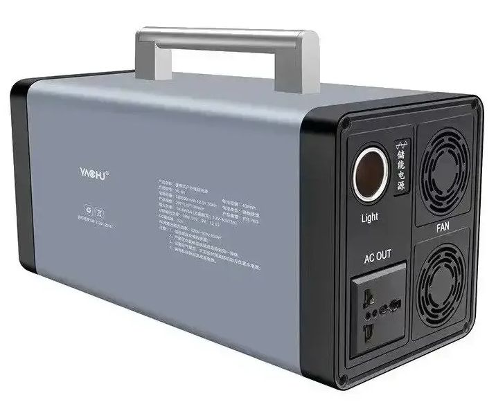 Портативная зарядная станция Yachu 12V 35Ah 600W, повербанк с розеткой,  домашняя электростанция