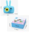 Цифровой детский фотоаппарат Baby Camera ET013 Rabbit с автофокусом, детская камера для фото, Детская фотокамера с ударопрочным корпусом от usb
