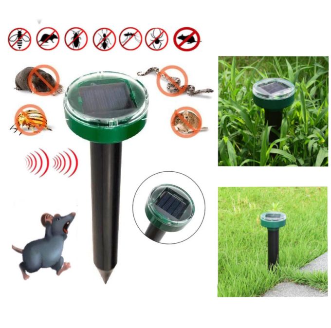 Отпугиватель грызунов кротов и насекомых на солнечной батарее Solar Rodent