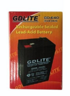 Аккумулятор батарея GDLITE 6V 4.0Ah GD-640