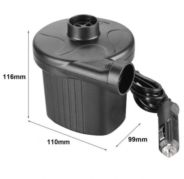 Компрессор автомобильный насос для матрасов Air Pump 12V CZ-198
