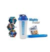 Ручной портативный легкий стакан-шейкер, Бутылочка миксер mighty mixer для приготовления молочныйх и многих других коктейлей  с мерной разметкой и съемной сеткой, для смешивания спортивного питания,универсальный компактный блендер