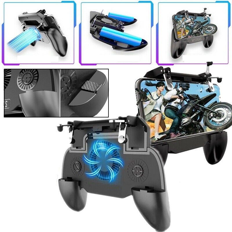 Беспроводной геймпад для телефона Gamepad SR PUBG, Игровой мобильный триггер контроллер с охлаждением