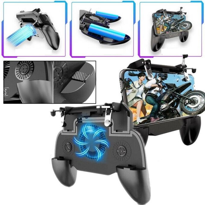 Беспроводной геймпад для телефона Gamepad SR PUBG, Игровой мобильный триггер контроллер с охлаждением