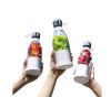 Портативный Блендер-бутылка Mini Juicer 350 мл беспроводной переносной мини измельчитель для фруктов, шейкер для смузи и коктейлей USB