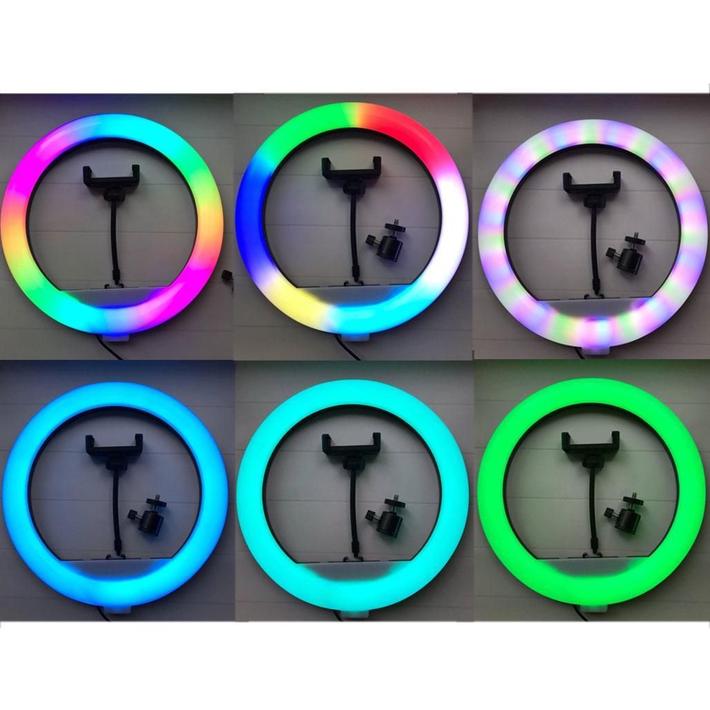 Кольцевая лампа Led MJ 300 RGB 30 см, Селфи-лампа, селфи кольцо