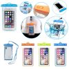 Водонепроницаемый универсальный Чехол для телефона Phone Holder For Water Parks Swim для защиты смартфона и других вещей во влажных условиях, защита в дождь, в снег, во время перемещения водой, в походных условиях, на пляже, в бассейне, аквапарке