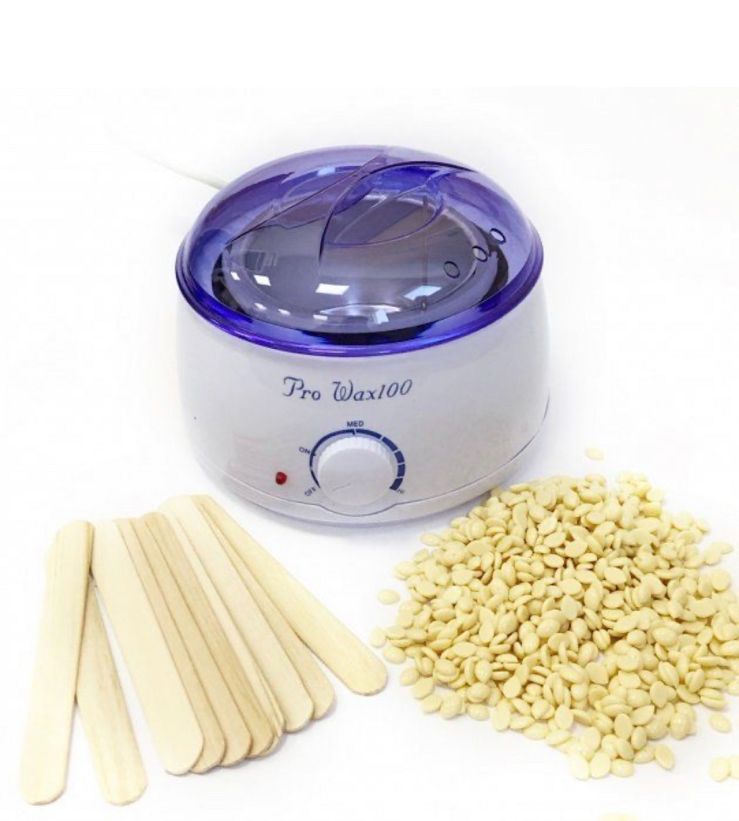 Баночный воскоплав Pro-Wax 100 для депиляции, шугаринга, парафина, нагреватель для воска в банках