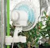 Переносной портативный вентилятор с прищепкой Vivosun HY-180 20W, мини-вентилятор 6 дюймов 2 скорости