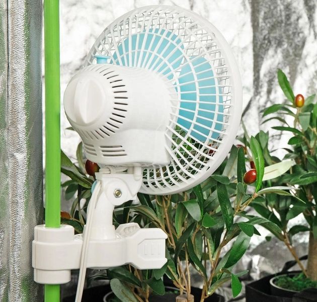 Переносной портативный вентилятор с прищепкой Vivosun HY-180 20W, мини-вентилятор 6 дюймов 2 скорости