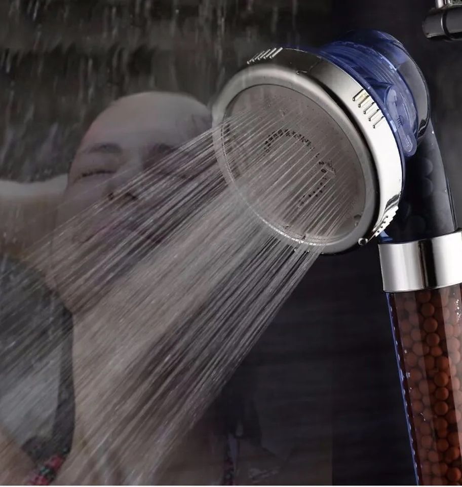 Инновационная Турмалиновая Насадка Для Душа Spa Energy Shower С Фильтром и турмалиновыми гранулами 3в1, экономная насадка очищает ионизирует воду, современная удобная душевая лейка