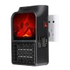 Электрический мини обогреватель камин Flame heater с пультом 1000вт, портативный обогреватель камин